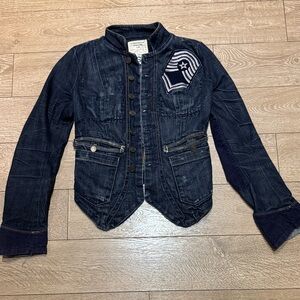 Taverniti So Jeans Dark Blue Jean Jacket